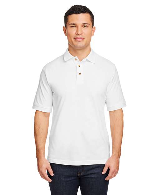Harriton Men's Pique Polo