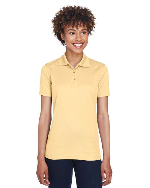 UltraClub Women's Cool & Dry Mesh Piqué Polo