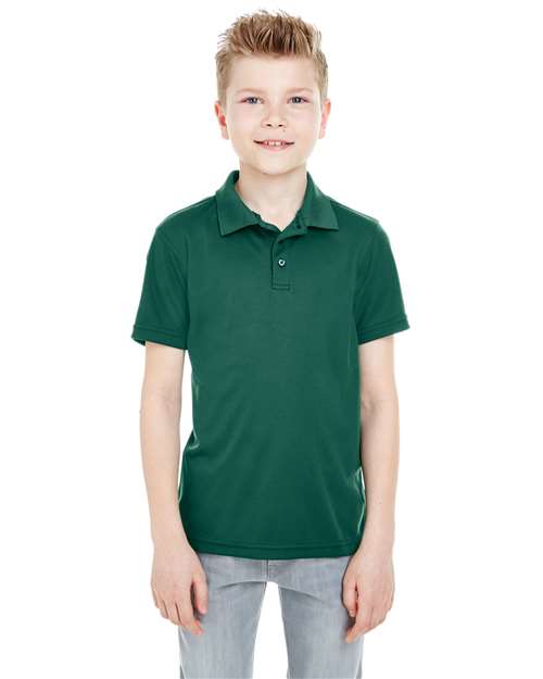 UltraClub Youth Cool & Dry Mesh Piqué Polo