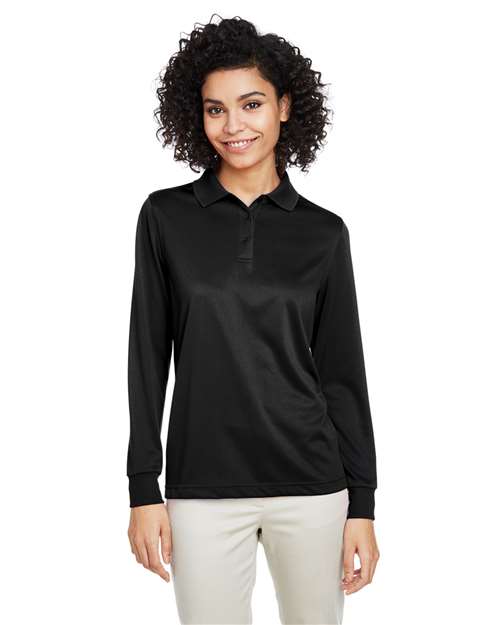 Harriton Women's Advantage Snag Protection Plus IL Long Sleeve Polo