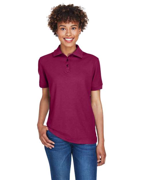 UltraClub Women's Whisper Pique Polo
