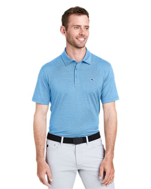 vineyard vines Men's Destin Stripe Sankaty Polo