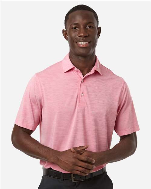 Paragon Men's Bohemian Striped Heather Performance Polo