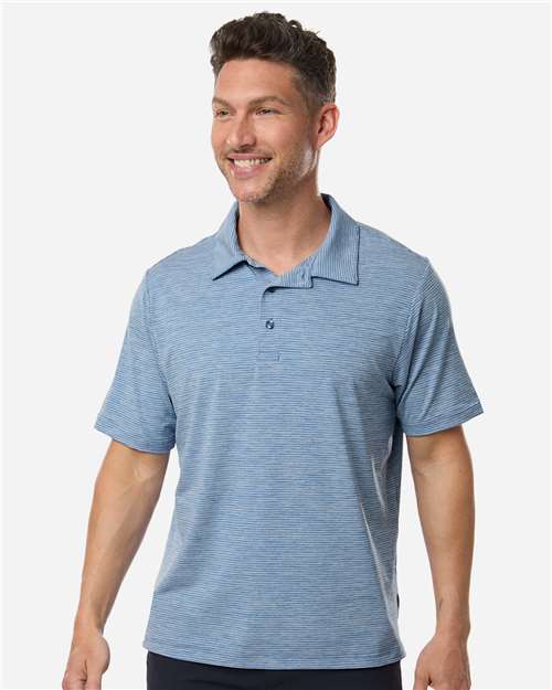 Team 365 Men's Relay Heathered Stripe Polo