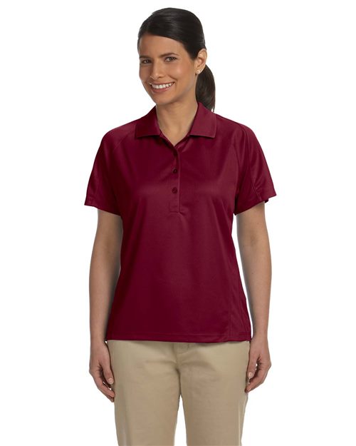 Harriton Women's Polytech Mesh Insert Polo