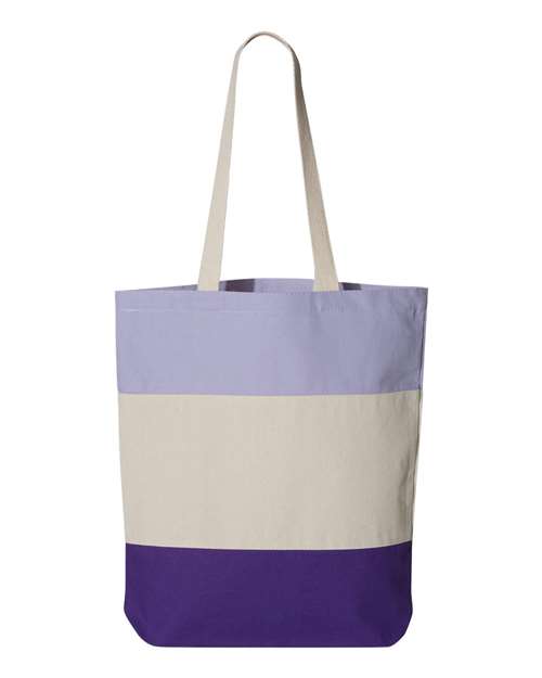Q-Tees 11L Tri-Color Tote