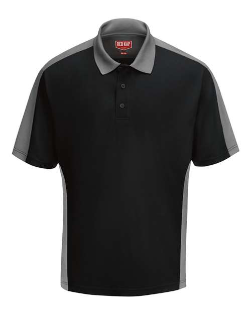 Red Kap Men's Performance Knit Two Tone Polo