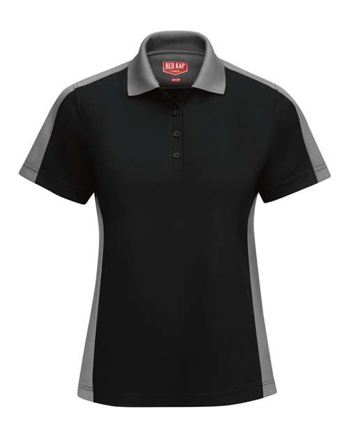 Red Kap Women's Performance Knit Two-Tone Polo