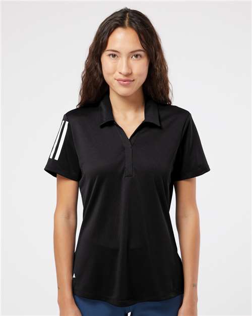 Adidas Women's Floating 3-Stripes Polo