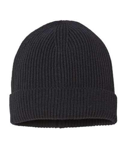 Atlantis Headwear Sustainable Fine Rib Cuffed Beanie