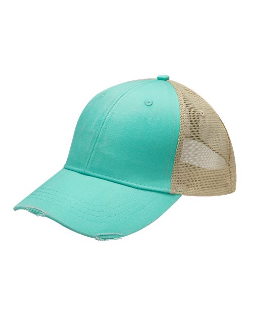 Adams Headwear Ollie Distressed Trucker Cap