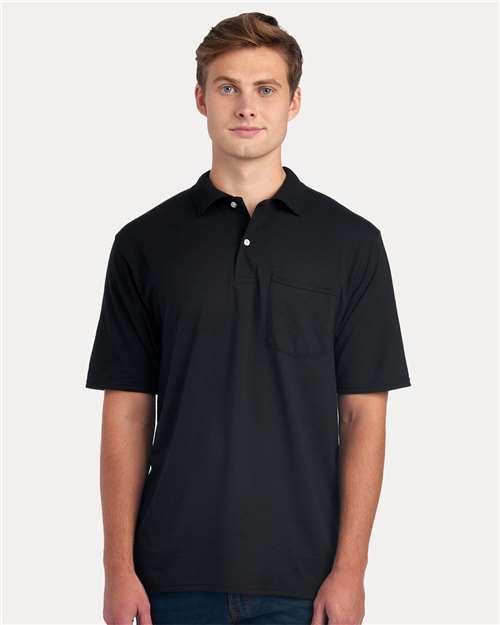 JERZEES Men's Dri-Power® Polo with Pocket
