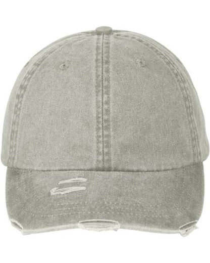 Adams Headwear Classic Pigment Distressed Dad Hat