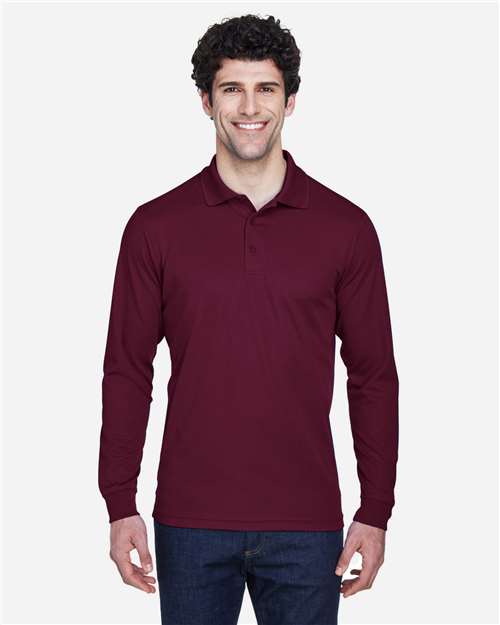 CORE365 Men's Pinnacle Performance Long Sleeve Piqué Polo