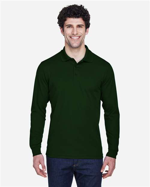 CORE365 Men's Pinnacle Performance Long Sleeve Piqué Polo