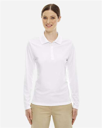 CORE365 Women's Pinnacle Performance Long Sleeve Piqué Polo
