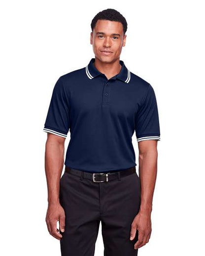 Devon & Jones Men's CrownLux Performance® Plaited Tipped Polo
