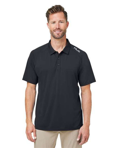 HUK Men's LoPro Solid Performance Polo