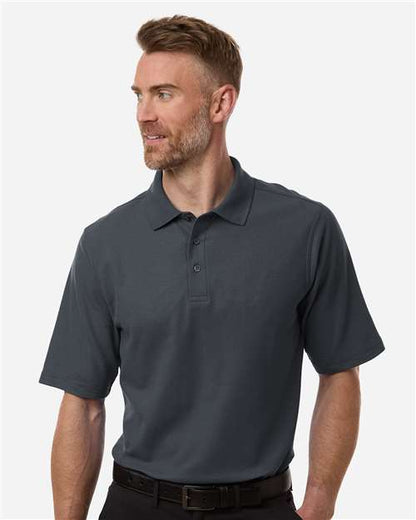 Harriton Men's Maverick CVC Pique Polo