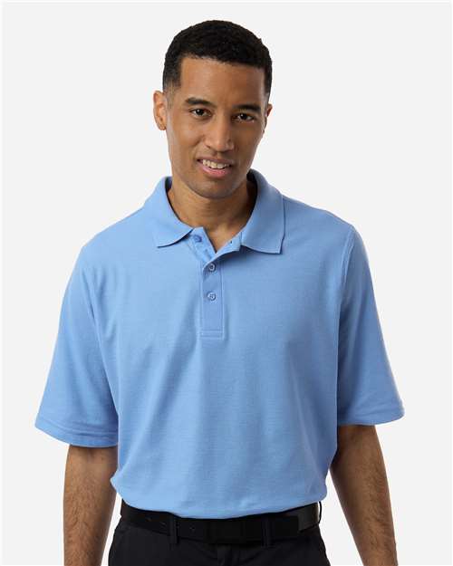 Harriton Men's Maverick CVC Pique Polo