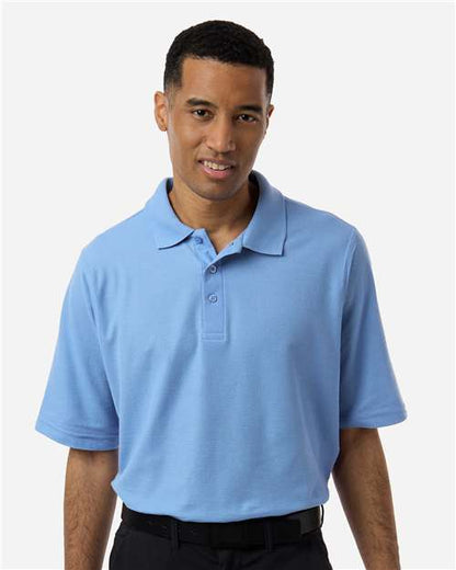 Harriton Men's Maverick CVC Pique Polo