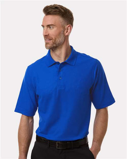 Harriton Men's Maverick CVC Pique Polo