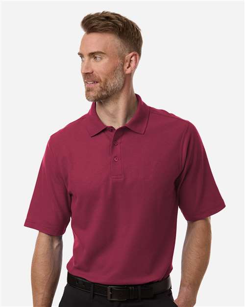 Harriton Men's Maverick CVC Pique Polo