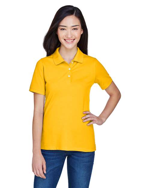 Harriton Women's Easy Blend Polo