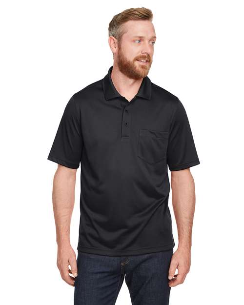 Harriton Men's Advantage Snag Protection Plus IL Pocket Polo