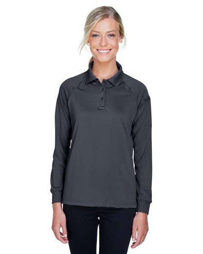 Harriton Women's Advantage Long Sleeve Tactical Polo