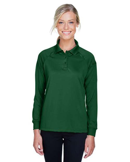 Harriton Women's Advantage Long Sleeve Tactical Polo