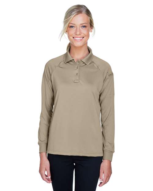 Harriton Women's Advantage Long Sleeve Tactical Polo