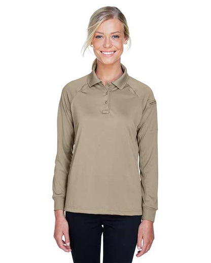 Harriton Women's Advantage Long Sleeve Tactical Polo