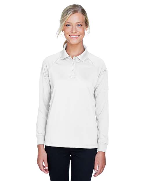 Harriton Women's Advantage Long Sleeve Tactical Polo