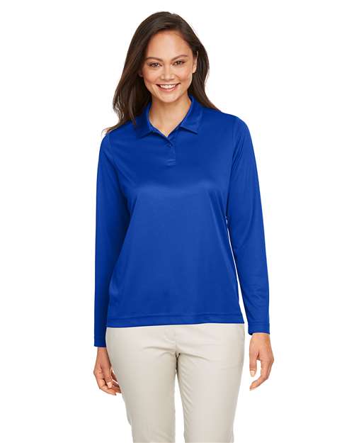 Team 365 Women's Zone Performance Long Sleeve Polo
