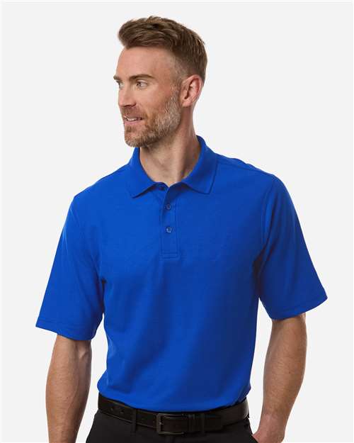 Harriton Men's Tall Maverick CVC Pique Polo