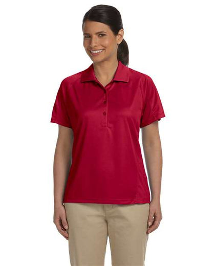Harriton Women's Polytech Mesh Insert Polo