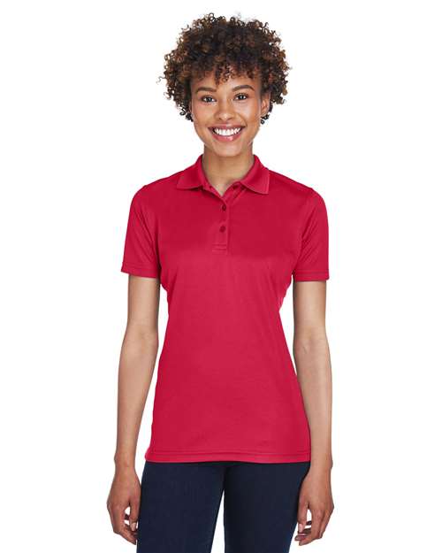 UltraClub Women's Cool & Dry Mesh Piqué Polo