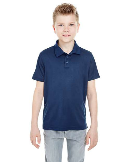 UltraClub Youth Cool & Dry Mesh Piqué Polo