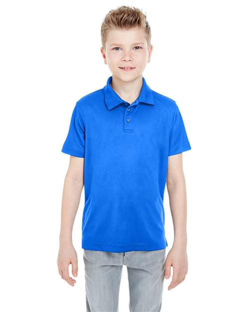 UltraClub Youth Cool & Dry Mesh Piqué Polo