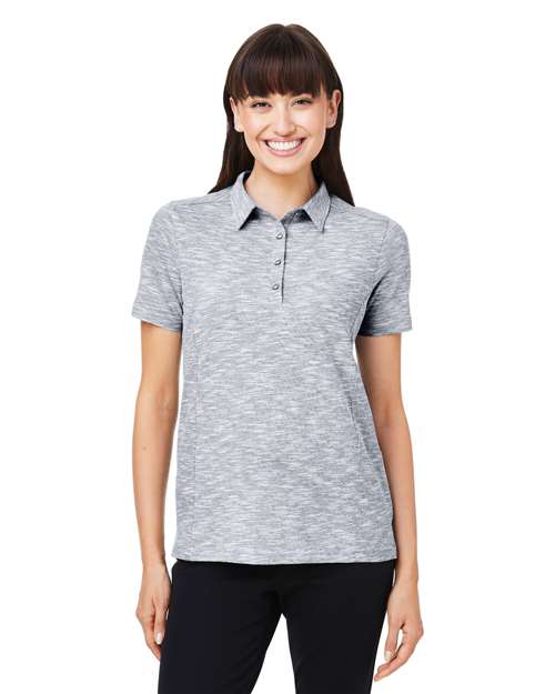 North End Women's Eclipse Jacquard Polo