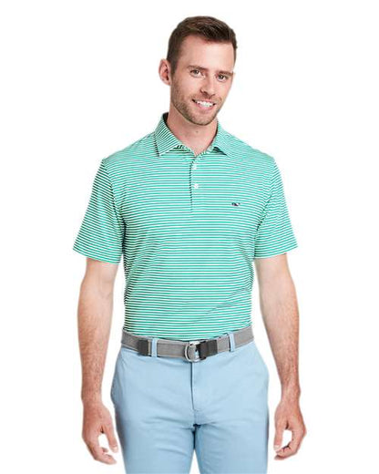 vineyard vines Men's Heathered Winstead Sankaty Polo
