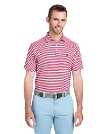 vineyard vines Men's Heathered Winstead Sankaty Polo