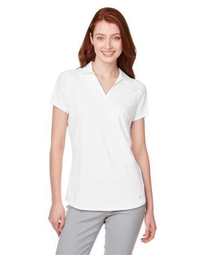 Puma Golf Women's Cloudspun Free V-neck Polo