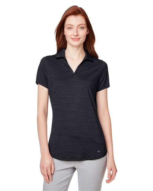 Puma Golf Women's Cloudspun Free V-neck Polo