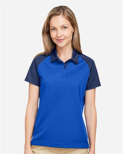 Team 365 Women's Command Snag-Protection Colorblock Polo