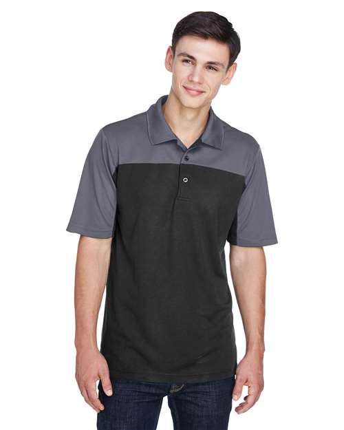 CORE365 Men's Balance Colorblock Performance Piqué Polo