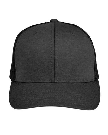 Team 365 Youth Zone Sonic Heather Trucker Cap by Yupoong
