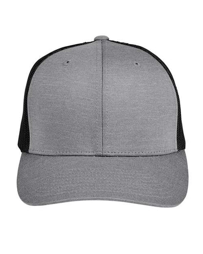 Team 365 Youth Zone Sonic Heather Trucker Cap by Yupoong