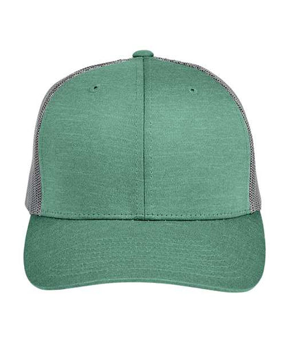 Team 365 Youth Zone Sonic Heather Trucker Cap by Yupoong